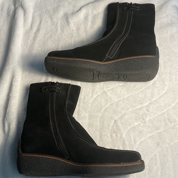 Black Suede Ankle Boots Italian - Picture 2 of 6